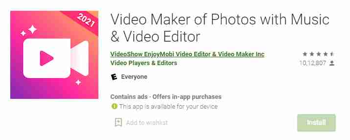 Filmigo (Video Maker of Photo With Music)