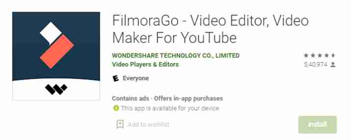 FilmoraGo (Video Banane Wala Apps)