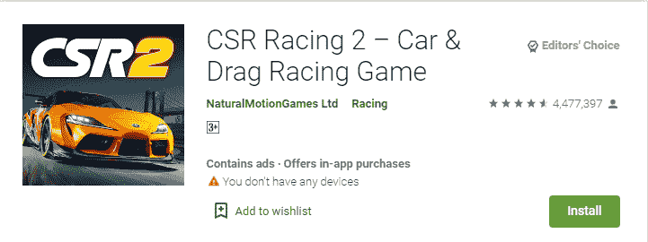 CSR Racing 2 (Gadi Wala Game)